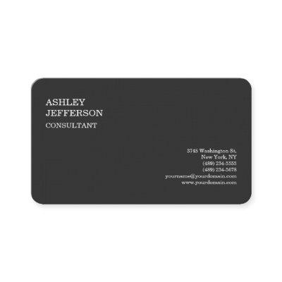Modern Professional Grey Trendy Minimalist Elegant