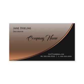 Modern Professional Highlight Black Bronze Copper