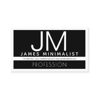 Modern Professional Minimal Design | Black & White