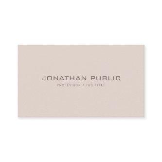 Modern Professional Minimalistic Plain Elegant Top