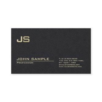 Modern Professional Monogram Premium Deep Black