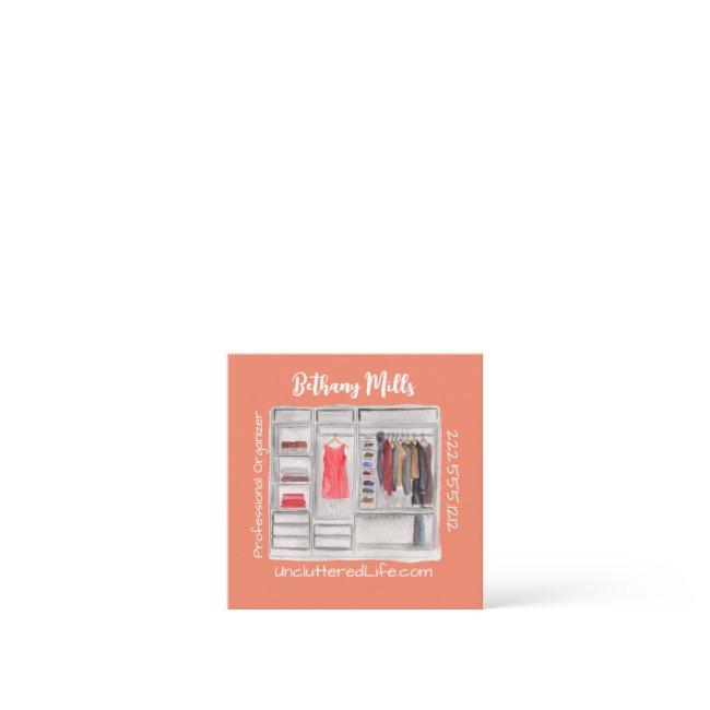 Modern Professional Organizer Custom QR Code Square
