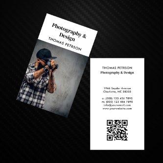 Modern & Professional Photographer QR Code