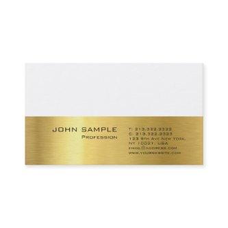 Modern Professional Plain Elegant Gold Look