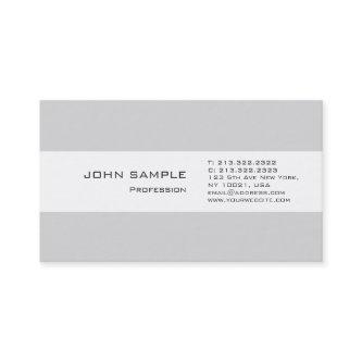 Modern Professional Plain Simple Elegant Grey