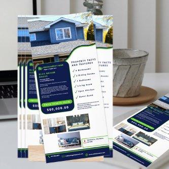 Modern Professional Real Estate and Home Selling  Rack Card