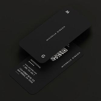 Modern Professional Simple Black