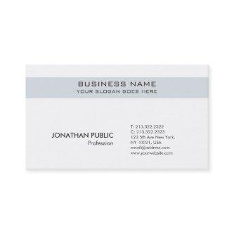 Modern Professional Sleek Trendy Classy Plain