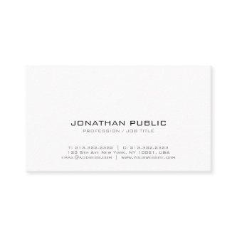 Modern Professional Smart Creative White Plain