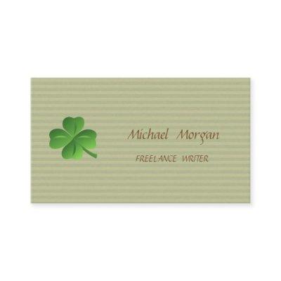Modern Professional Striped -Shamrock