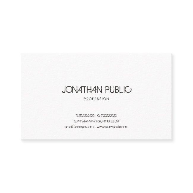 Modern Professional Stylish Minimalist Template