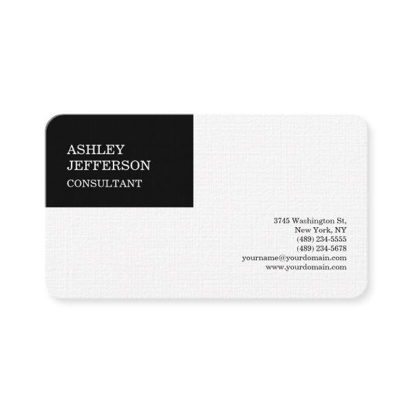 Modern Professional Trendy Minimalist Elegant