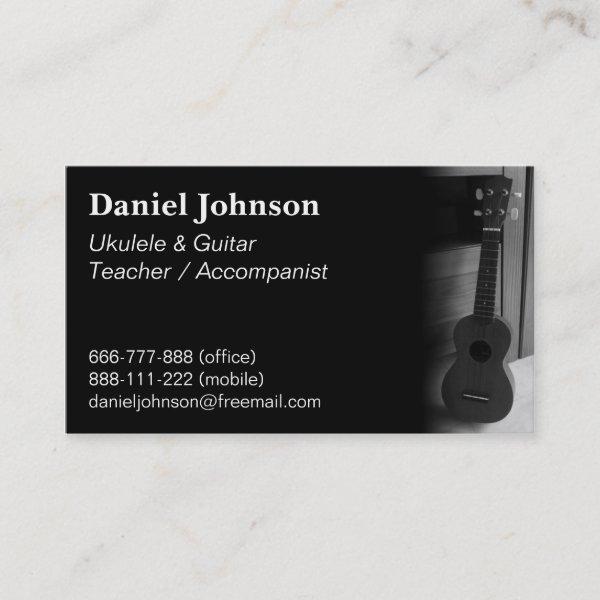 Modern, Professional, Ukulele and guitar teacher