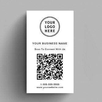 Modern Promotional Logo QR Code