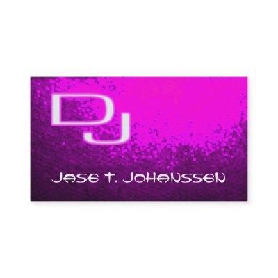 Modern Purple Professional DJ