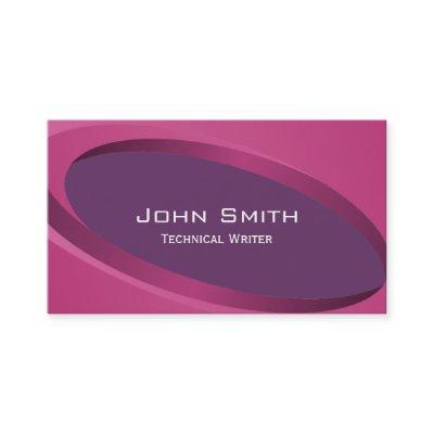 Modern Purple Technical Writer