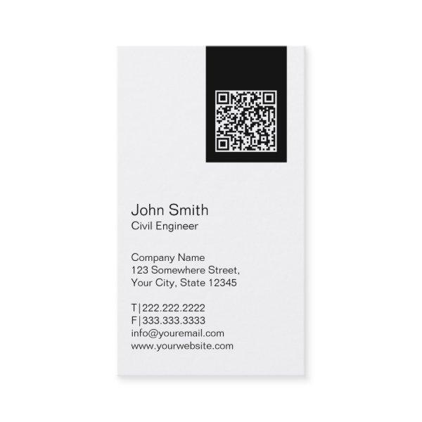 Modern QR code Civil Engineer