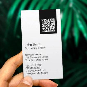 Modern QR code Commercial Director