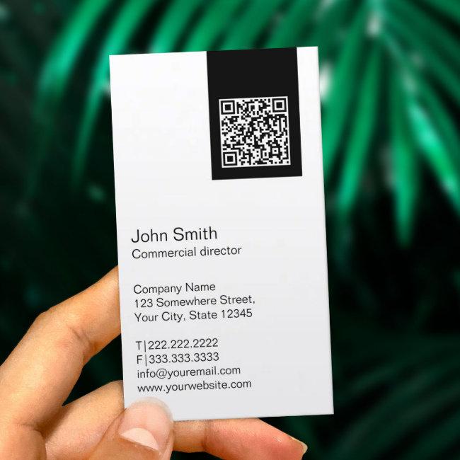 Modern QR code Commercial Director