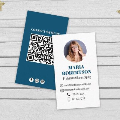Modern QR Code Custom Photo | Connect With Us