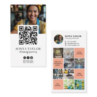 Modern QR Code Insta Photo Collage Cleaning