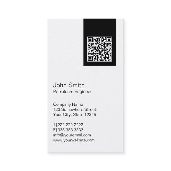 Modern QR code Petroleum Engineer