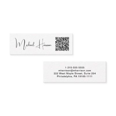 Modern QR Code Signature Script Professional Mini