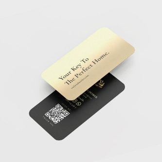MODERN REAL ESTATE AGENT REALTOR KEY GOLD