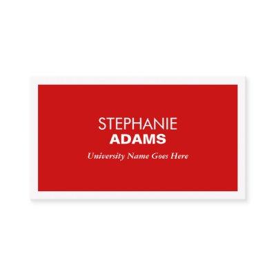 MODERN RED  FOR COLLEGE STUDENTS