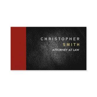 Modern Red Leather Simple Plain