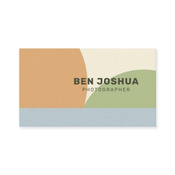 Modern Retro Earth Tone Geometric