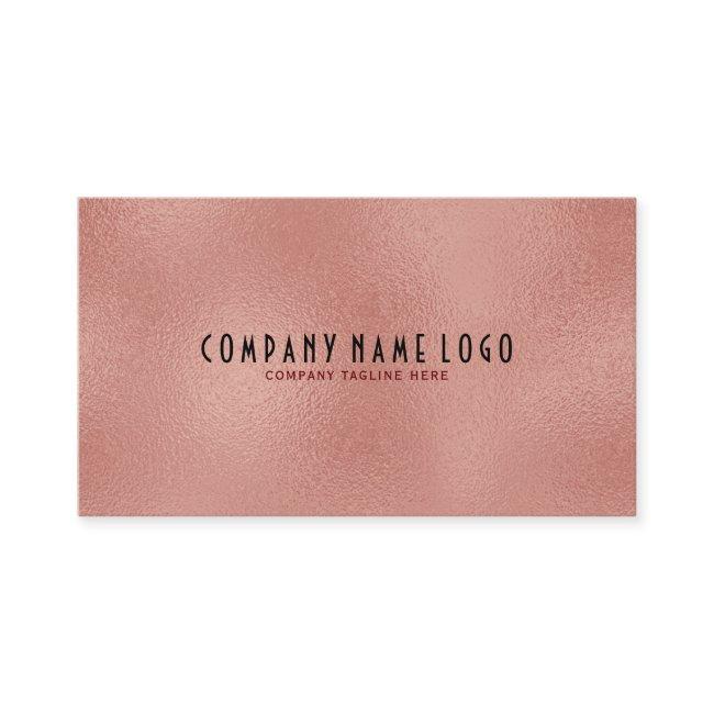 Modern Rose-Gold Frosted Glass Texture