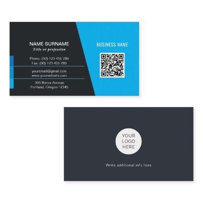 Modern scannable QR code personal or corporate