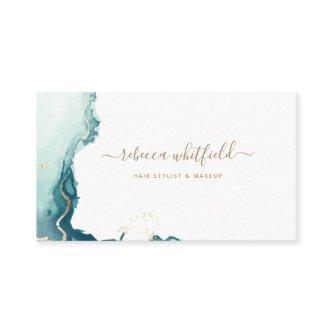 Modern Script Marble Agate Abstract Pattern