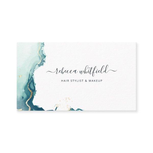 Modern Script Marble Pattern Agate