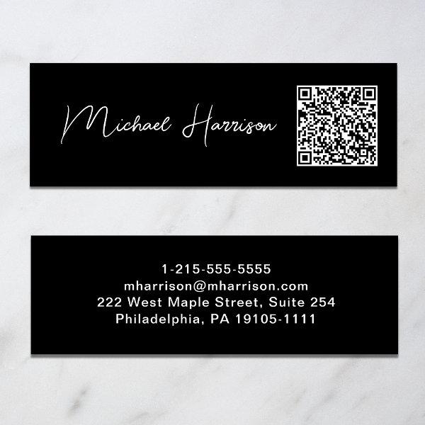 Modern Script QR Code Professional Mini