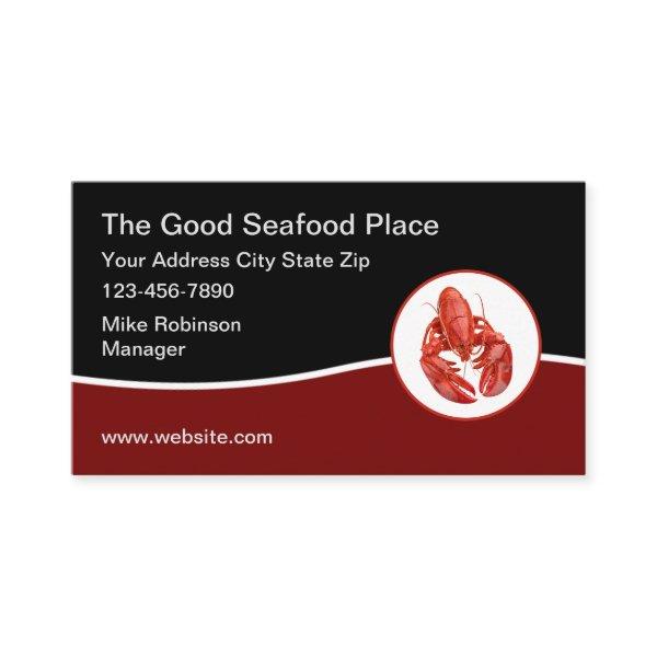 Modern Seafood Restaurant Lobster Theme