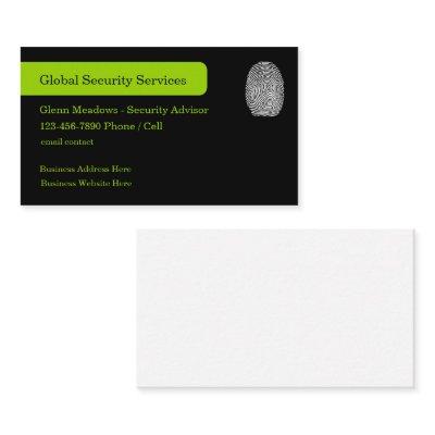 Modern Security Services Fingerprint Theme