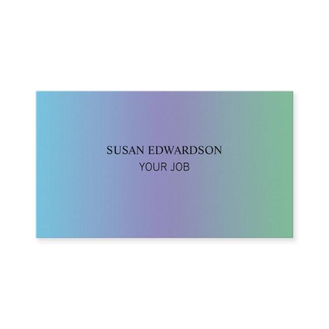 Modern shades of blue purple green gradient colors