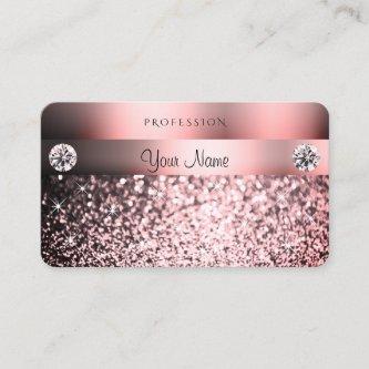 Modern Shimmery Pink Gradient Colors Cool Glitter