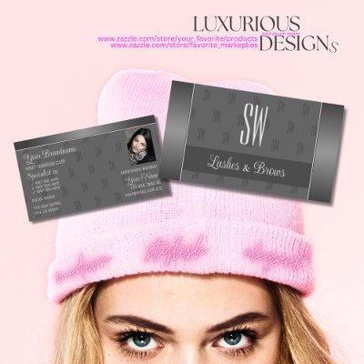 Modern Silver Gray Stylish with Logo and Photo