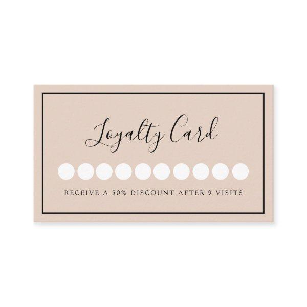 Modern Simpel Beige Loyalty