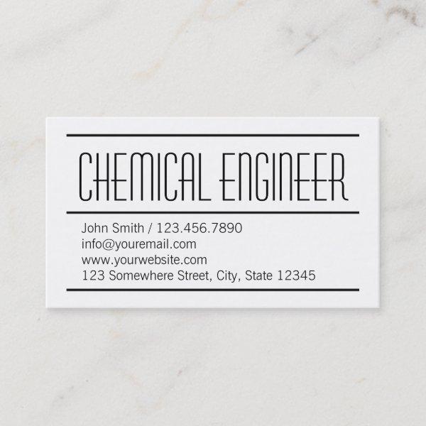 Modern Simple Chemical Engineer