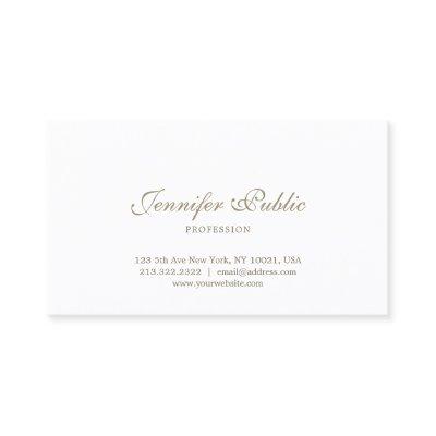 Modern Simple Chic Design Professional Elegant