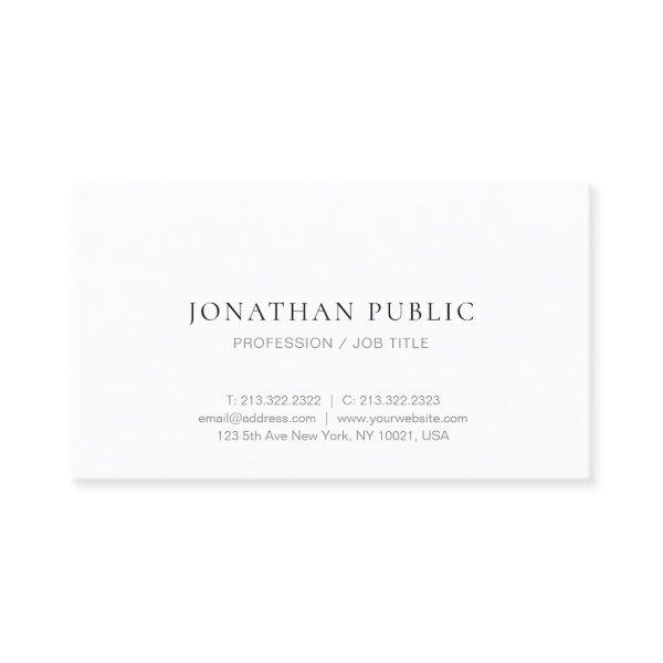 Modern Simple Design Elegant Template Trendy