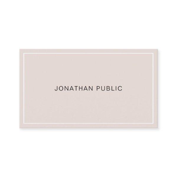 Modern Simple Elegant Design Professional Trendy