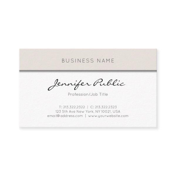 Modern Simple Elegant Minimalist Professional Cool