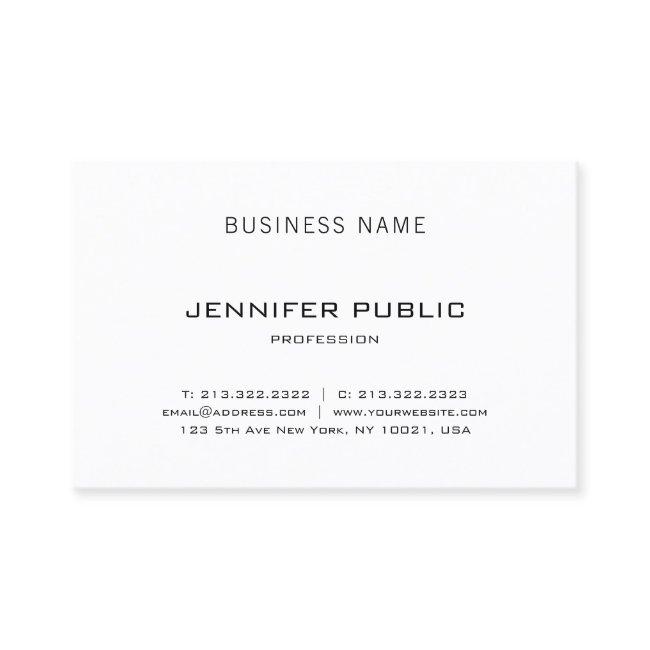 Modern Simple Elegant Plain Luxury Professional