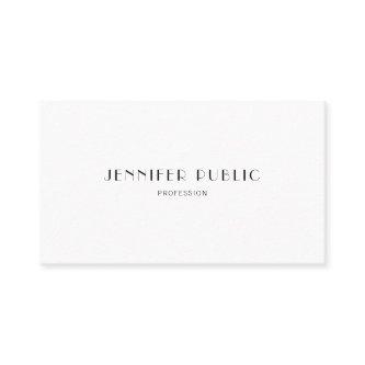 Modern Simple Elegant Professional Plain White