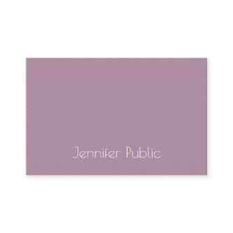 Modern Simple Elegant Purple Minimalist Template